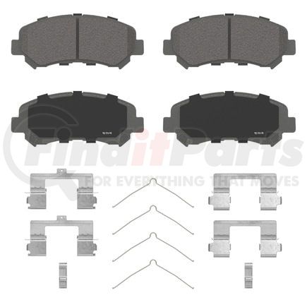 Wagner QC1338 Disc Brake Pad Set Wagner Brake ThermoQuiet QC1338 Ceramic Disc Brake Pad Set