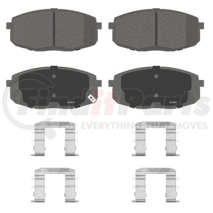 Wagner QC1397 Disc Brake Pad Set Wagner Brake ThermoQuiet QC1397 Ceramic Disc Brake Pad Set