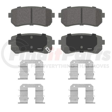 Wagner QC1398 Disc Brake Pad Set Wagner Brake ThermoQuiet QC1398 Ceramic Disc Brake Pad Set