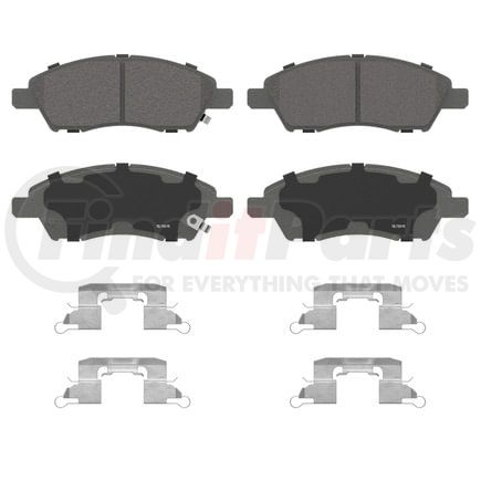 Wagner QC1592 Disc Brake Pad Set Wagner Brake ThermoQuiet QC1592 Ceramic Disc Brake Pad Set