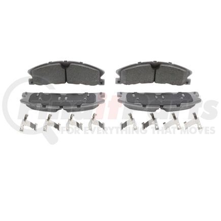 Wagner QC1611B Disc Brake Pad Set Wagner Brake ThermoQuiet QC1611B Ceramic Disc Brake Pad Set