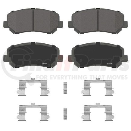 Wagner QC1623 Disc Brake Pad Set Wagner Brake ThermoQuiet QC1623 Ceramic Disc Brake Pad Set