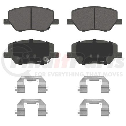 Wagner QC1811 Disc Brake Pad Set Wagner Brake ThermoQuiet QC1811 Ceramic Disc Brake Pad Set