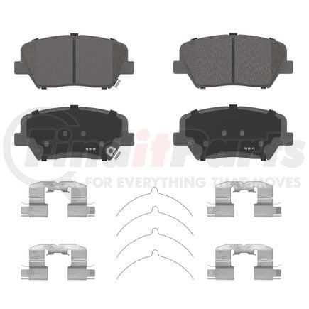 Wagner QC1815 Disc Brake Pad Set Wagner Brake ThermoQuiet QC1815 Ceramic Disc Brake Pad Set