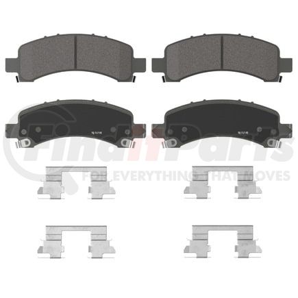 Wagner QC974A Disc Brake Pad Set Wagner Brake ThermoQuiet QC974A Ceramic Disc Brake Pad Set
