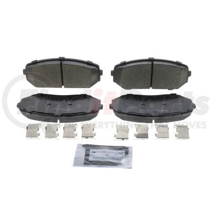 Wagner ZD1258A Disc Brake Pad Set QuickStop Ceramic Disc Brake Pad Set
