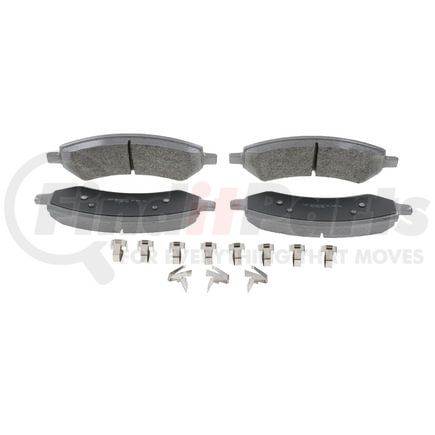 Wagner MX1084 Disc Brake Pad Set Wagner Brake ThermoQuiet MX1084 Semi-Metallic Disc Brake Pad Set