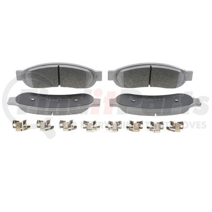 Wagner MX1334 Disc Brake Pad Set Wagner Brake ThermoQuiet MX1334 Semi-Metallic Disc Brake Pad Set