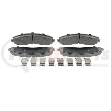 Wagner MX1691 Disc Brake Pad Set Wagner Brake ThermoQuiet MX1691 Semi-Metallic Disc Brake Pad Set