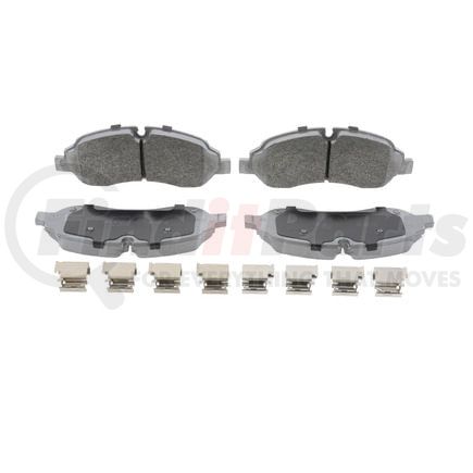 Wagner MX1774 Disc Brake Pad Set Wagner Brake ThermoQuiet MX1774 Semi-Metallic Disc Brake Pad Set