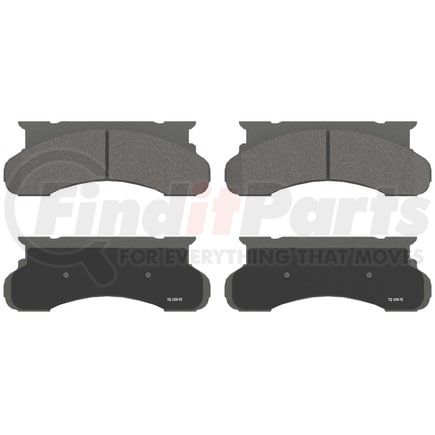 Wagner MX450 Disc Brake Pad Set Wagner Brake ThermoQuiet MX450 Semi-Metallic Disc Brake Pad Set