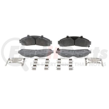 Wagner MX652 Disc Brake Pad Set Wagner Brake ThermoQuiet MX652 Semi-Metallic Disc Brake Pad Set
