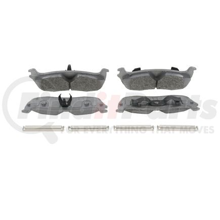 Wagner MX711 Disc Brake Pad Set Wagner Brake ThermoQuiet MX711 Semi-Metallic Disc Brake Pad Set