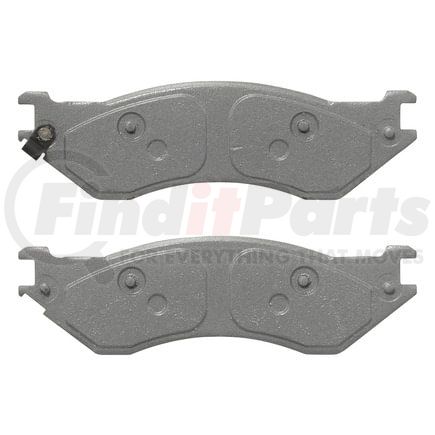 Wagner MX702 Disc Brake Pad Set Wagner Brake ThermoQuiet MX702 Semi-Metallic Disc Brake Pad Set