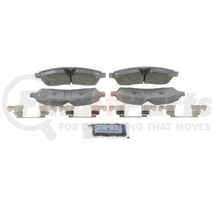 Wagner MX757 Disc Brake Pad Set Wagner Brake ThermoQuiet MX757 Semi-Metallic Disc Brake Pad Set