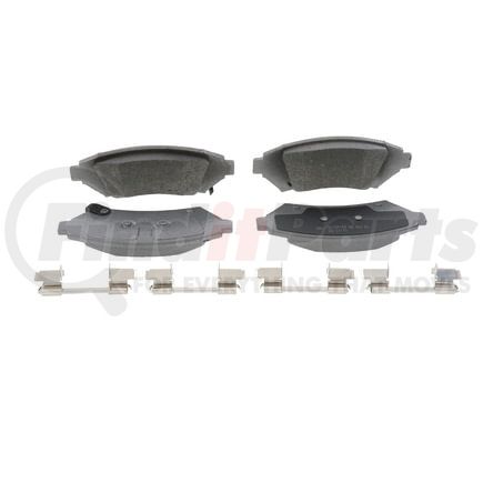 Wagner MX818 Disc Brake Pad Set Wagner Brake ThermoQuiet MX818 Semi-Metallic Disc Brake Pad Set