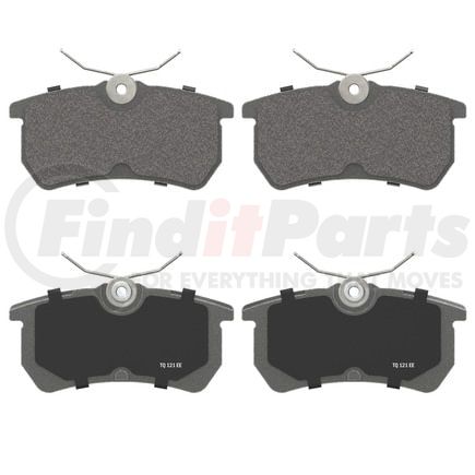 Wagner MX886 Disc Brake Pad Set Wagner Brake ThermoQuiet MX886 Semi-Metallic Disc Brake Pad Set