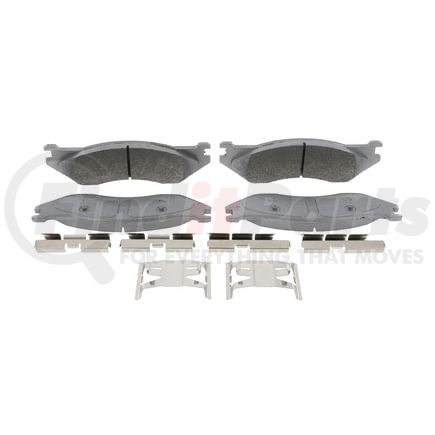 Wagner MX966B Disc Brake Pad Set Wagner Brake ThermoQuiet MX966B Semi-Metallic Disc Brake Pad Set