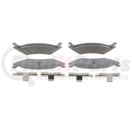 Wagner MX967A Disc Brake Pad Set Wagner Brake ThermoQuiet MX967A Semi-Metallic Disc Brake Pad Set
