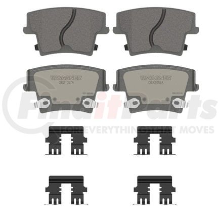 Wagner OEX1057A Disc Brake Pad Set OEX Ceramic Brake Pad