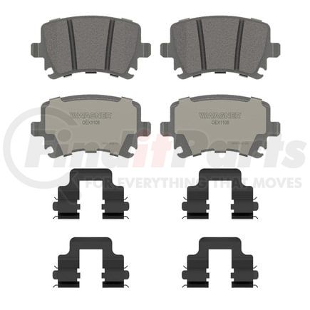 Wagner OEX1108 Disc Brake Pad Set OEX Ceramic Brake Pad
