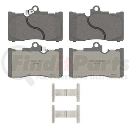 Wagner OEX1118 Disc Brake Pad Set OEX Ceramic Brake Pad