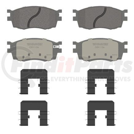 Wagner OEX1156 Disc Brake Pad Set OEX Ceramic Brake Pad