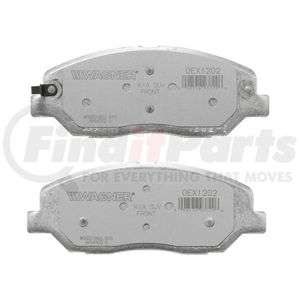 Wagner OEX1202 Disc Brake Pad Set Premium Ceramic Disc Pad
