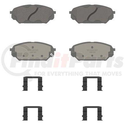 Wagner OEX1301 Disc Brake Pad Set Premium Ceramic Disc Pad