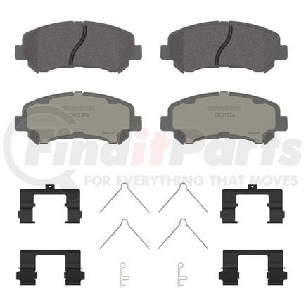 Wagner OEX1374 Disc Brake Pad Set Disk Pad Kit