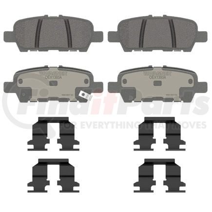Wagner OEX1393A Disc Brake Pad Set OEX Ceramic Brake Pad