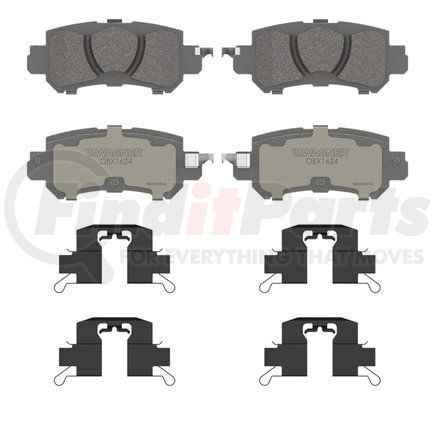Wagner OEX1624 Disc Brake Pad Set Premium Ceramic Disc Pad