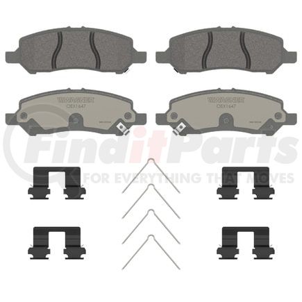Wagner OEX1647 Disc Brake Pad Set OEX Ceramic Brake Pad