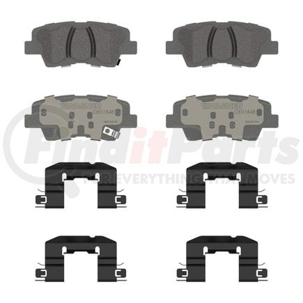 Wagner OEX1848 Disc Brake Pad Set Premium Ceramic Disc Pad