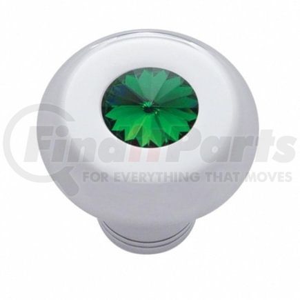 United Pacific 23585 Dash Knob Dash Knob - Small, Deluxe, with Green Diamond