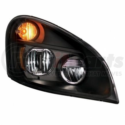 United Pacific 35799 Headlight Assembly LED Blackout Headlight for 2008-2017 Freightliner Cascadia - Passenger Side