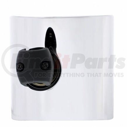 United Pacific 42226 Hood Mirror Hood Mirror - Chrome, for International Prostar