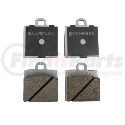 085-0662 by BECK ARNLEY - PREMIUM ASM BRAKE PADS