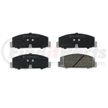 085-1283 by BECK ARNLEY - PREMIUM ASM BRAKE PADS