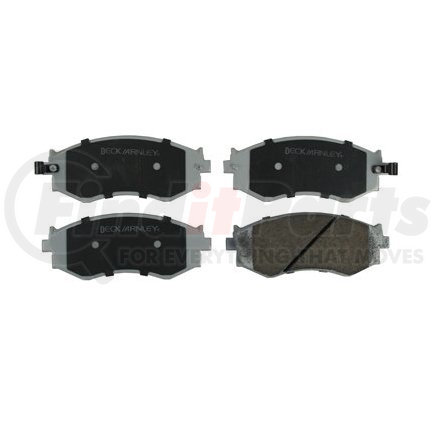 085-1381 by BECK ARNLEY - PREMIUM ASM BRAKE PADS