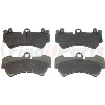 Wagner MX1007 Disc Brake Pad Set Wagner Brake ThermoQuiet MX1007 Semi-Metallic Disc Brake Pad Set