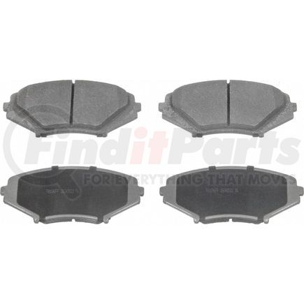 Wagner MX1009 Disc Brake Pad Set Wagner Brake ThermoQuiet MX1009 Semi-Metallic Disc Brake Pad Set
