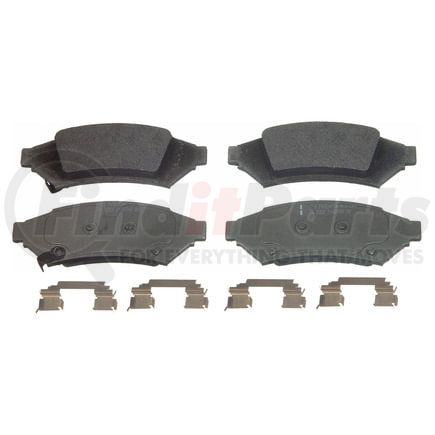 Wagner MX1000 Disc Brake Pad Set Wagner Brake ThermoQuiet MX1000 Semi-Metallic Disc Brake Pad Set