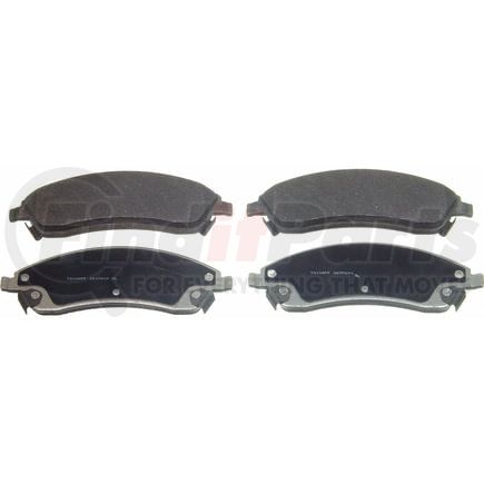 Wagner MX1019A Disc Brake Pad Set Wagner Brake ThermoQuiet MX1019A Semi-Metallic Disc Brake Pad Set
