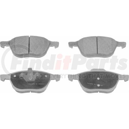 Wagner MX1044 Disc Brake Pad Set Wagner Brake ThermoQuiet MX1044 Semi-Metallic Disc Brake Pad Set