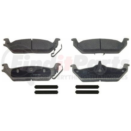 Wagner MX1012 Disc Brake Pad Set Wagner Brake ThermoQuiet MX1012 Semi-Metallic Disc Brake Pad Set