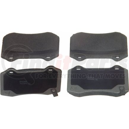 Wagner MX1053 Disc Brake Pad Set Wagner Brake ThermoQuiet MX1053 Semi-Metallic Disc Brake Pad Set