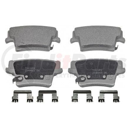 Wagner MX1057B Disc Brake Pad Set Wagner Brake ThermoQuiet MX1057B Semi-Metallic Disc Brake Pad Set
