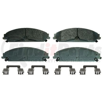 Wagner MX1058C Disc Brake Pad Set Wagner Brake ThermoQuiet MX1058C Semi-Metallic Disc Brake Pad Set