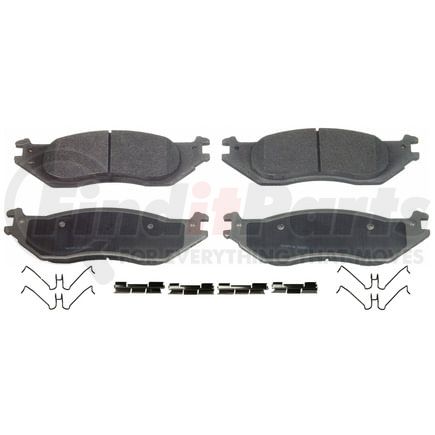 Wagner MX1045 Disc Brake Pad Set Wagner Brake ThermoQuiet MX1045 Semi-Metallic Disc Brake Pad Set